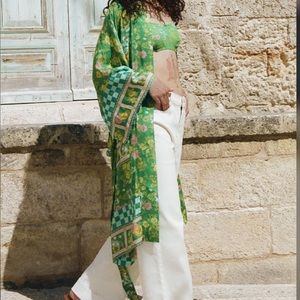 Spell & the Gypsy Flora Midi Robe - Citrus Crush S/M